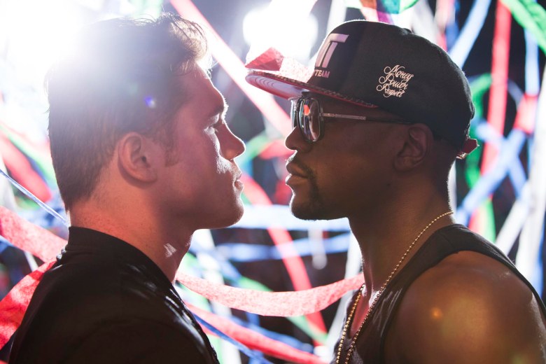 Canelo and Mayweather face off