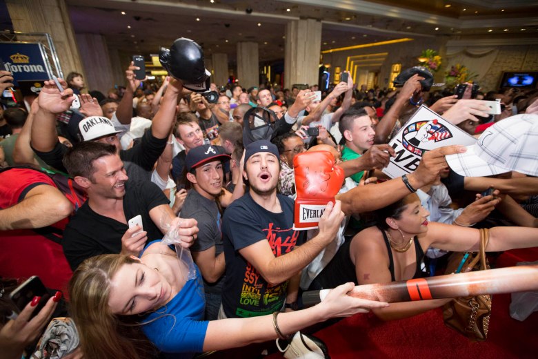 Fans at Grand Arrivals