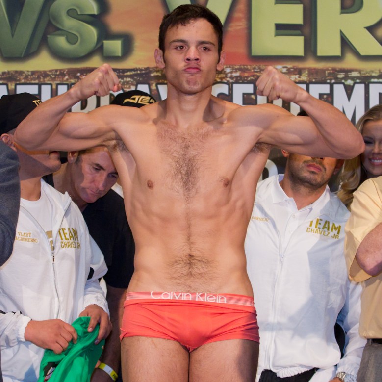 BOXING: Julio Cesar Chavez Jr. vs Bryan Vera Weigh-In