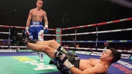 Groves_Froch_knockdown
