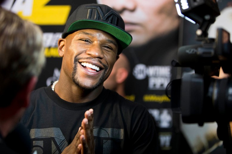 Floyd Mayweather interviewed