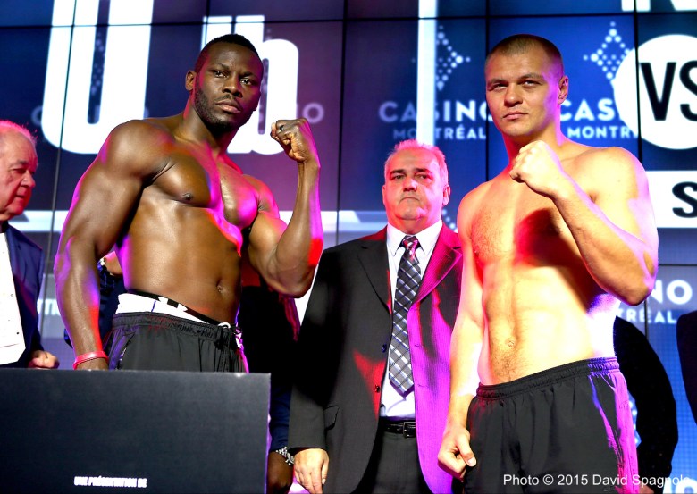 Kovalev & Pascal Weigh-In Casino de Montreal