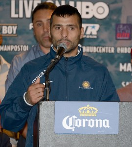 Oct 1,2015.  CarsonCA. MATTHYSSE VS. POSTOL FINAL PRESS CONFERENCE.Photo by Gene Blevins/Hogan Photos