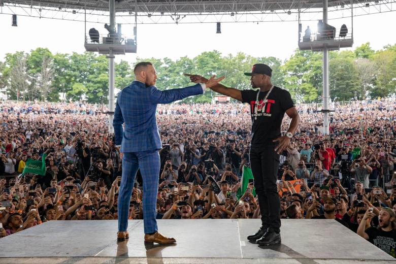 Conor McGregor and Floyd Mayweather