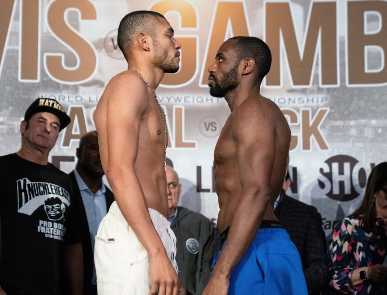 Uzcategui vs Thompson Weigh In-2