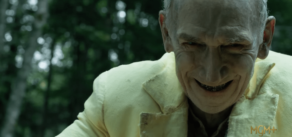 Man in Yellow antagonist in FROM Season 4 teaser trailer MGM Plus