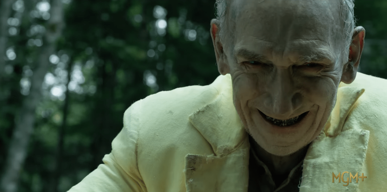 Man in Yellow antagonist in FROM Season 4 teaser trailer MGM Plus